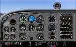 FS2004 Cessna 182 panel for widescreen monitors